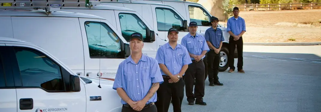 KIC Refrigeration crew ready for Mini Split Repair jobs across El Sobrante